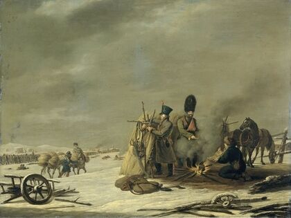 Bivouac at Molodechno, 3-4 December 1812; an episode from Napoleon’s Retreat from Russia