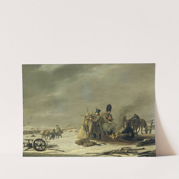 Bivouac at Molodechno, 3-4 December 1812; an episode from Napoleon's Retreat from Russia by Johannes Hari