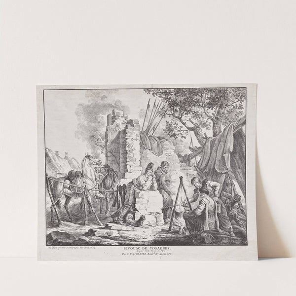 Bivouac de Cosaques (c. 1800–1836) by Carle Vernet