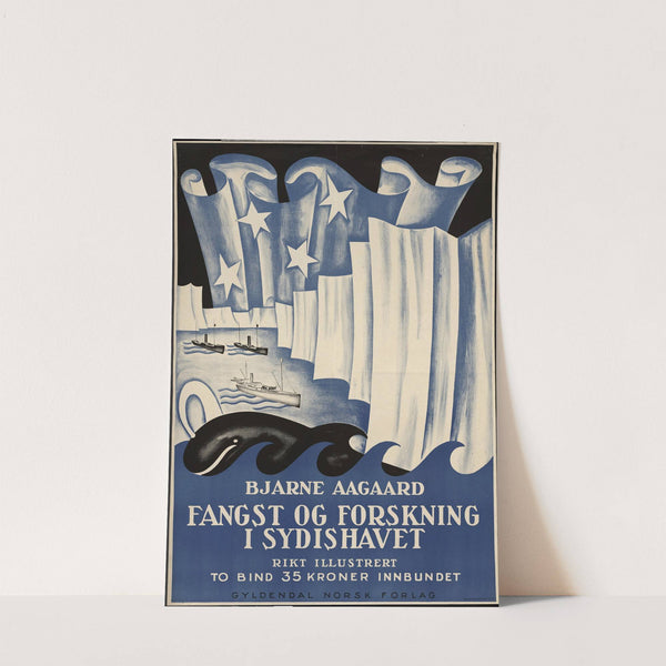 Bjarne Aagaard; Fangst og forskning i Sydishave ; rikt illustrert, to bind 35 kroner innbundet (1930) by Norsk lithografisk Officin
