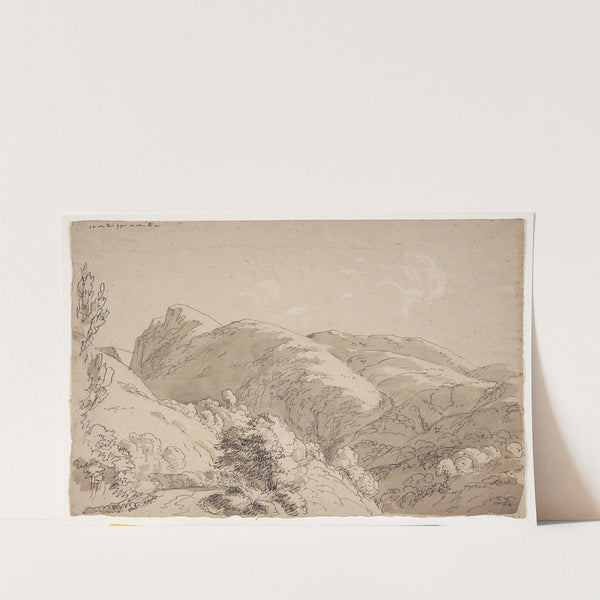 Bjerge ved Subiaco by Johan Ludvig Lund