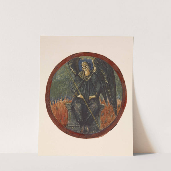 Black Archangel by Sir Edward Coley Burne-Jones