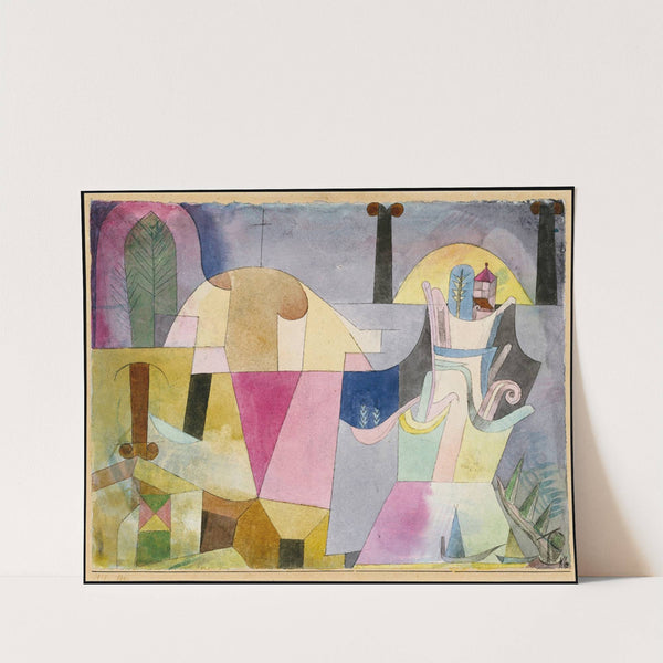 Black Columns in a Landscape by Paul Klee