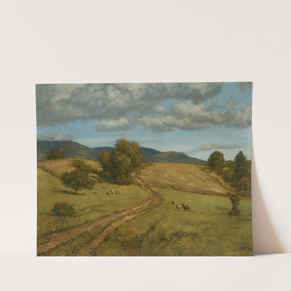 Black forest hights on a cloudy day (1888) by Hans Thoma