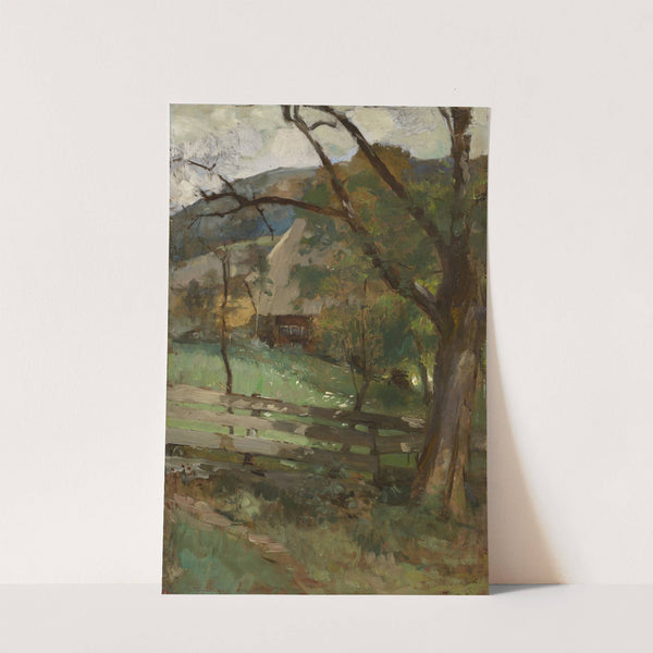 Black Forest Landscape with House by Franz Xaver Gräßel