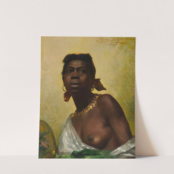 Black girl (1884) by Anna Bilińska-Bohdanowicz