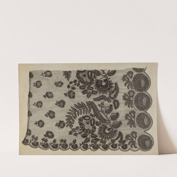 Black Lace Shawl by Raymond Manupelli