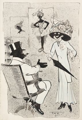 Black showbusiness couple (1909)