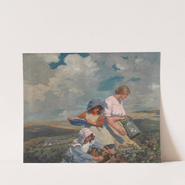 Blackberry Gathering by Elizabeth Adela Forbes