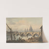 Blackfriars Bridge and St. Paul's by Francis Nicholson
