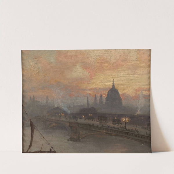 Blackfriars Bridge early morning by George Hyde Pownall