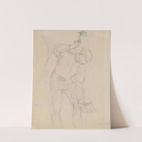 Blacksmith by Gustáv Mallý