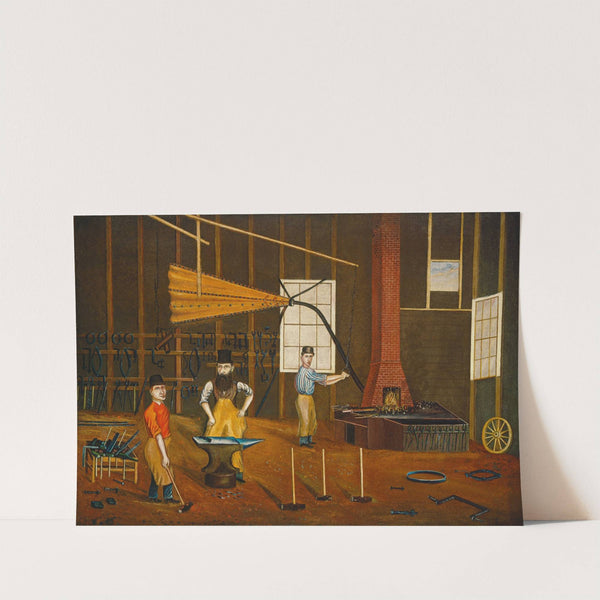 Blacksmith Shop (c. 1880) by Francis A. Beckett