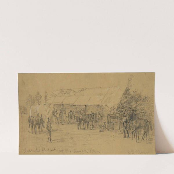 Blacksmiths department Hd. qts. Army of the Potomac (1863) by Alfred Rudolph Waud