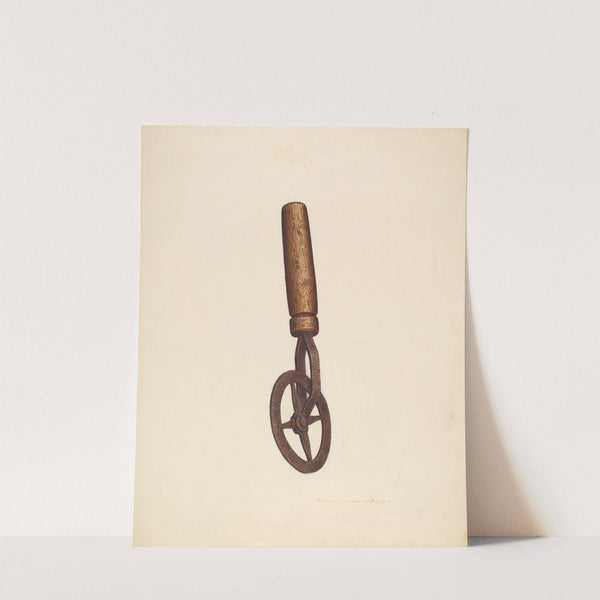 Blacksmith's Measuring Wheel by Edward L. Loper