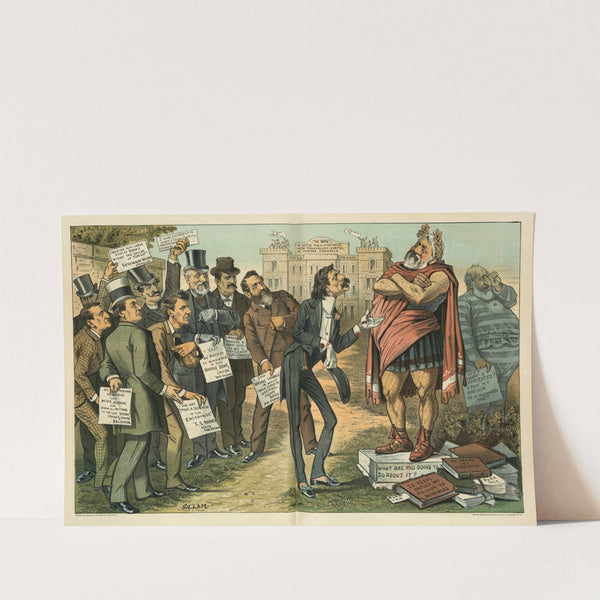 ‘Blaine will be vindicated in November’ –N.Y. Tribune (1884) by Bernhard Gillam