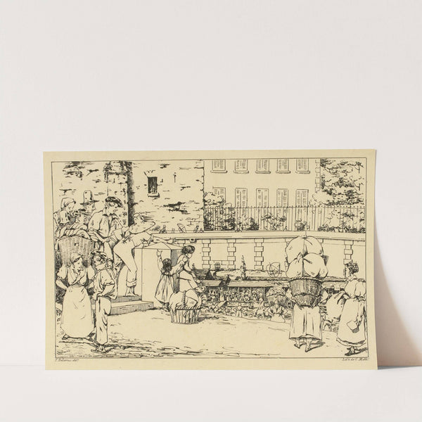 Blanchisseuses (1827) by Félix Fortuné Delarue