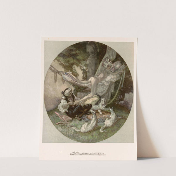 Blatt aus ‘Aus meinen Schlössern’ 3 (ca 1923) by Franz von Bayros