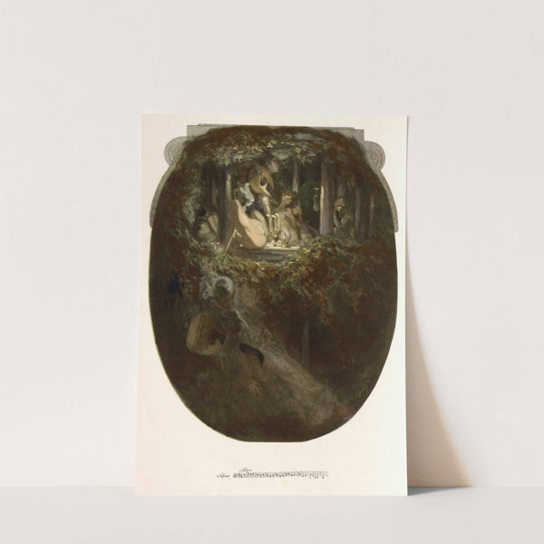 Blatt aus ‘Aus meinen Schlössern’ 5 (ca 1923) by Franz von Bayros