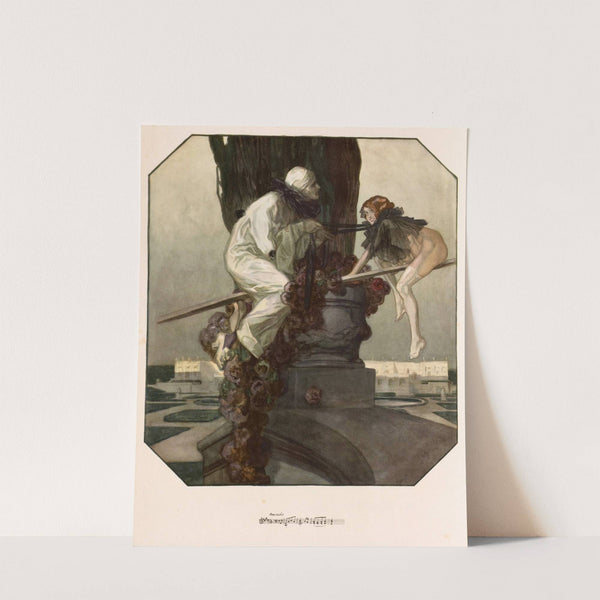 Blatt aus ‘Aus meinen Schlössern’ 6 (ca 1923) by Franz von Bayros