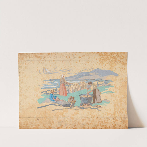 Bleaching Wool by Mainie Jellett