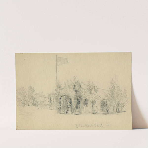 Blenkers Tent by Alfred Rudolph Waud