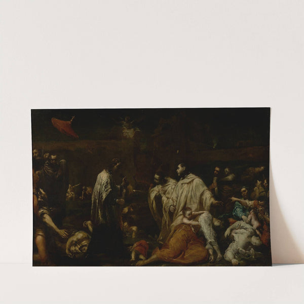 Blessed Bernard Tolomei Interceding for the Cessation of the Plague in Siena (about 1735) by Giuseppe Maria Crespi