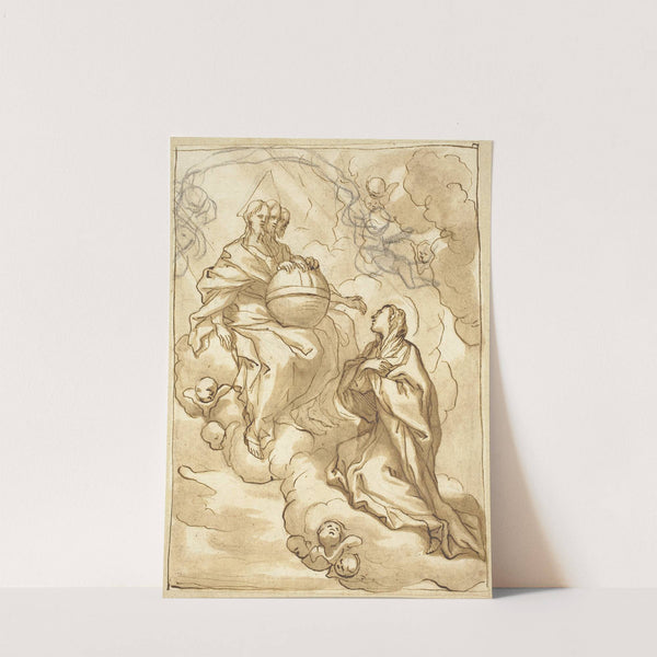 Blessed Maria Vittoria Fornari's Vision of the Trinity by Domenico Piola