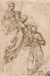 Blessed Stanislaus Kostka Receiving Communion from the Angels Assisted by Saint Barbara