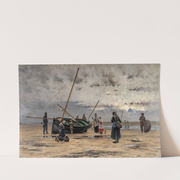 Blessing of a Fishing Boat by August Hagborg