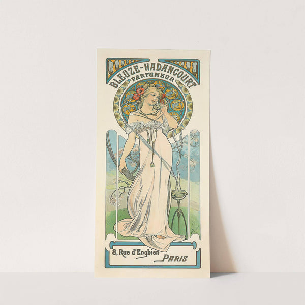 Bleuze-Hadancourt Parfumeur (Ca. 1899) by Alphonse Mucha