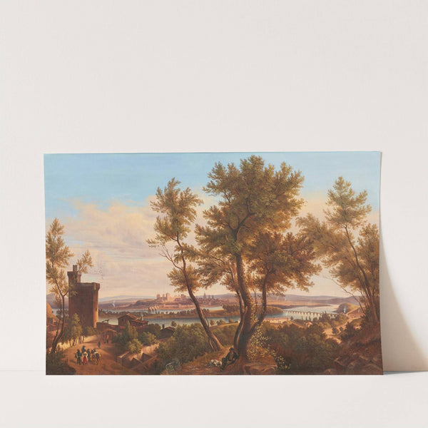 Blick auf Avignon by Anton Castell