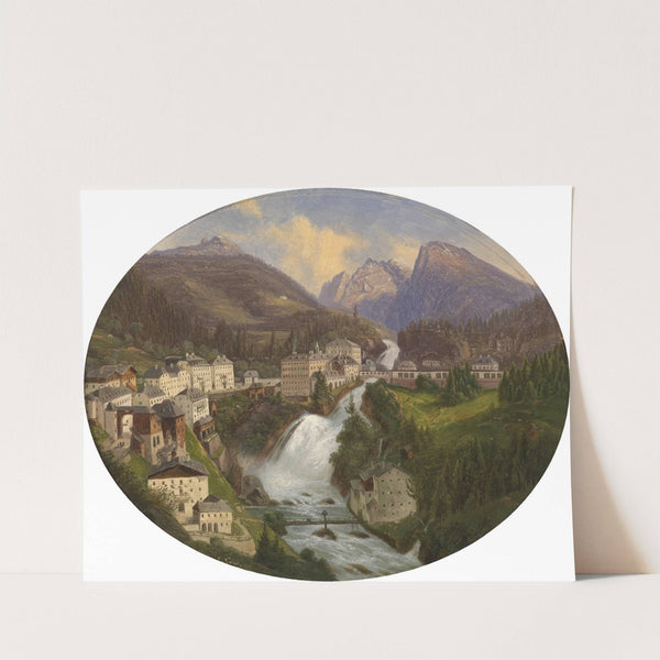 Blick auf Bad Gastein by Emil Ludwig Löhr