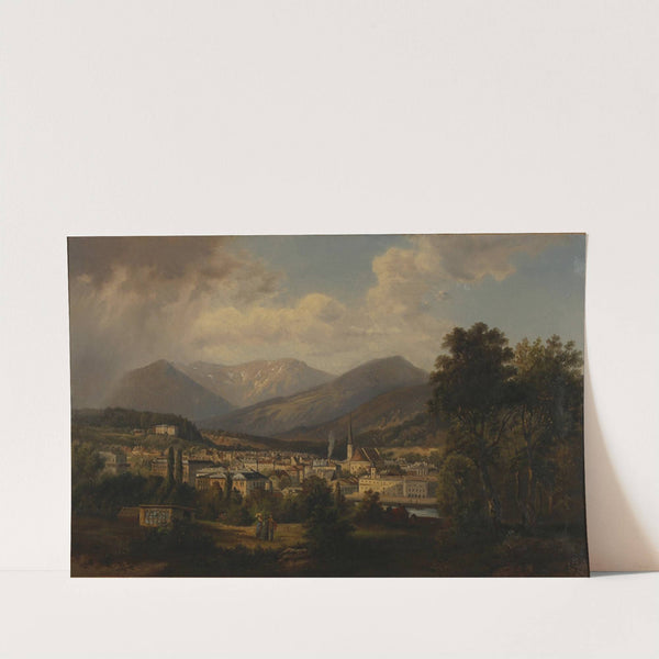 Blick auf Bad Ischl by Gustav Barbarini