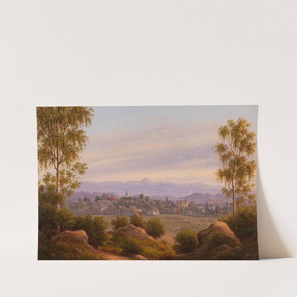 Blick auf Bad Warmbrunn by Wilhelm Brücke