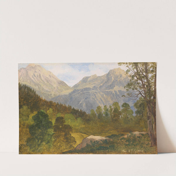 Blick auf das Hohe Brett und den Jenner am Königsee by Martin Martin