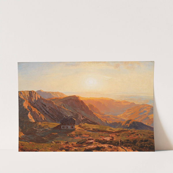 Blick Auf Das Karl-Ludwig-Haus Auf Der Rax (1876) by Anton Hlavacek