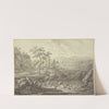 Blick auf das Land um Stavelot, mit weidendem Vieh by Henricus Josephus Antonissen