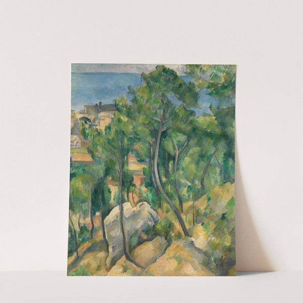 Blick auf das Meer bei L’Estaque (1883-1885) by Paul Cézanne
