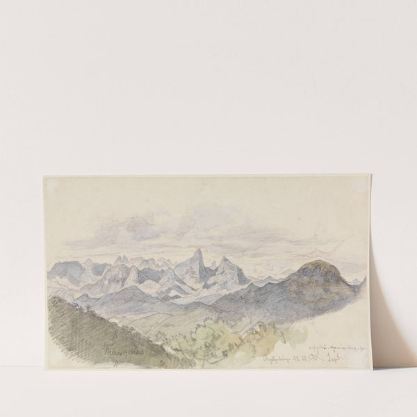 Blick auf das Orgelgebirge (1861) by Ferdinand Keller