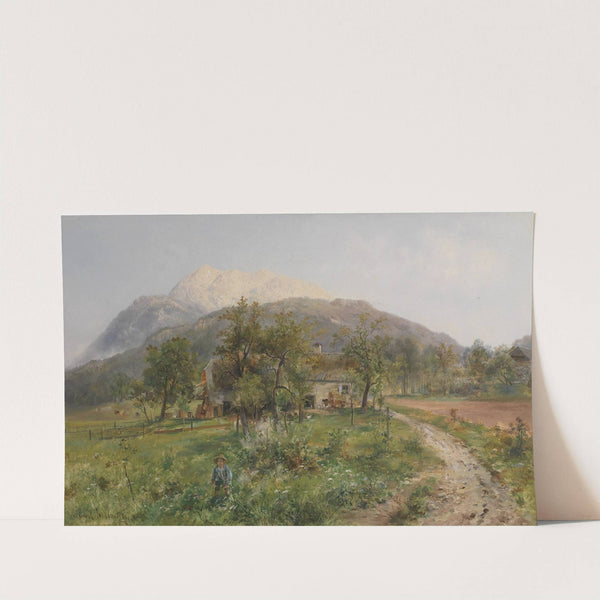 Blick auf den Dobratsch by Emil Barbarini