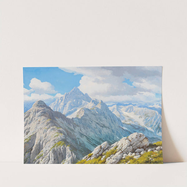 Blick auf den Hochvogel by Rudolf Reschreiter