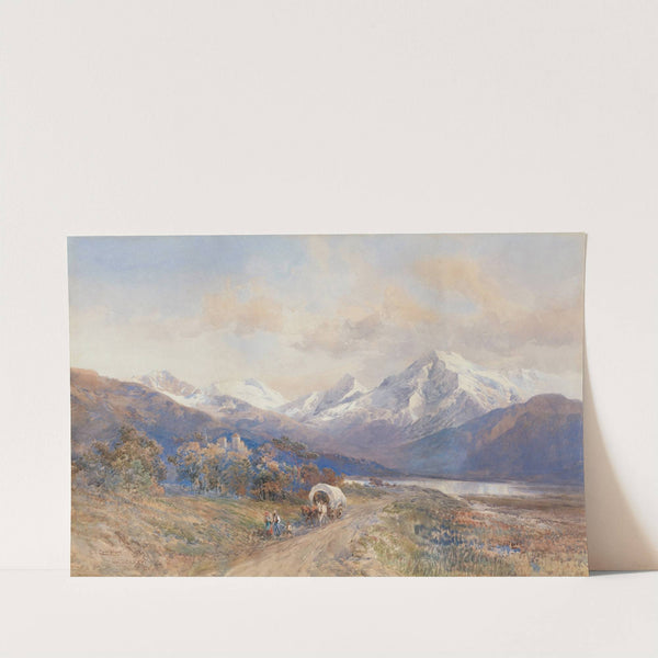 Blick auf den Ortler von St. Valentin (1889) by Edward Theodore Compton