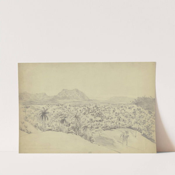 Blick auf den Pan de Guajaibón auf Kuba by Adolf Hoeffler