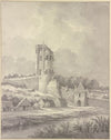 Blick auf den Wachturm ‘Belvédère’ im Nijmegen