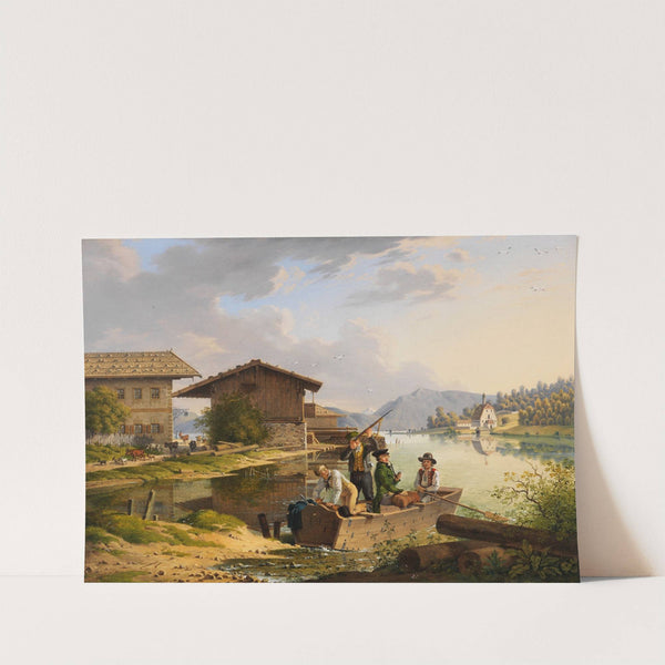 Blick auf den Walchensee by Carl Friedrich Heinzmann