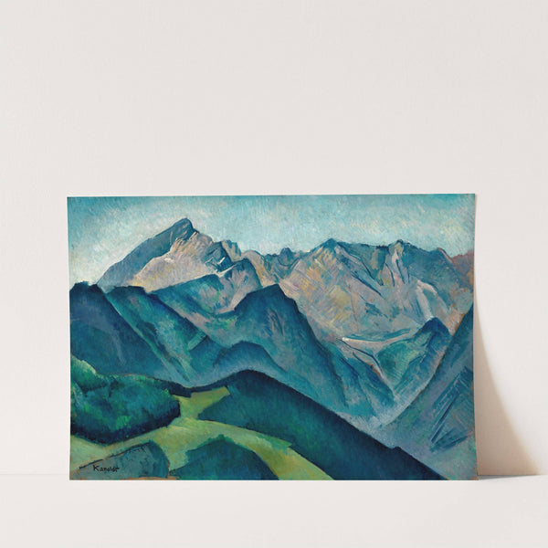 Blick auf die Alpspitze by Alexander Kanoldt