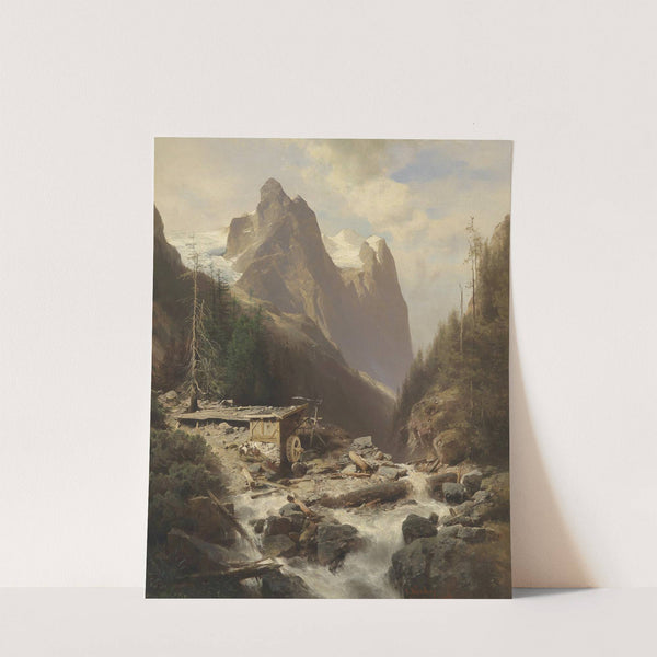 Blick auf die Brentagruppe by Leopold Heinrich Vöscher