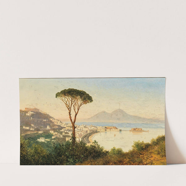 Blick auf die Bucht von Neapel by Albert Zimmermann