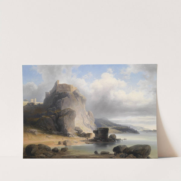 Blick auf die Burgruine Devin by Joseph Holzer